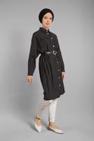 Vêtements hijab NOIR Tunique T 79202 