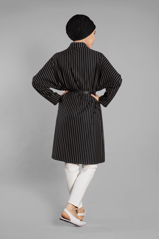 Vêtements hijab  Striped Button Tunic T 79202 - TRENDTESETTÜR