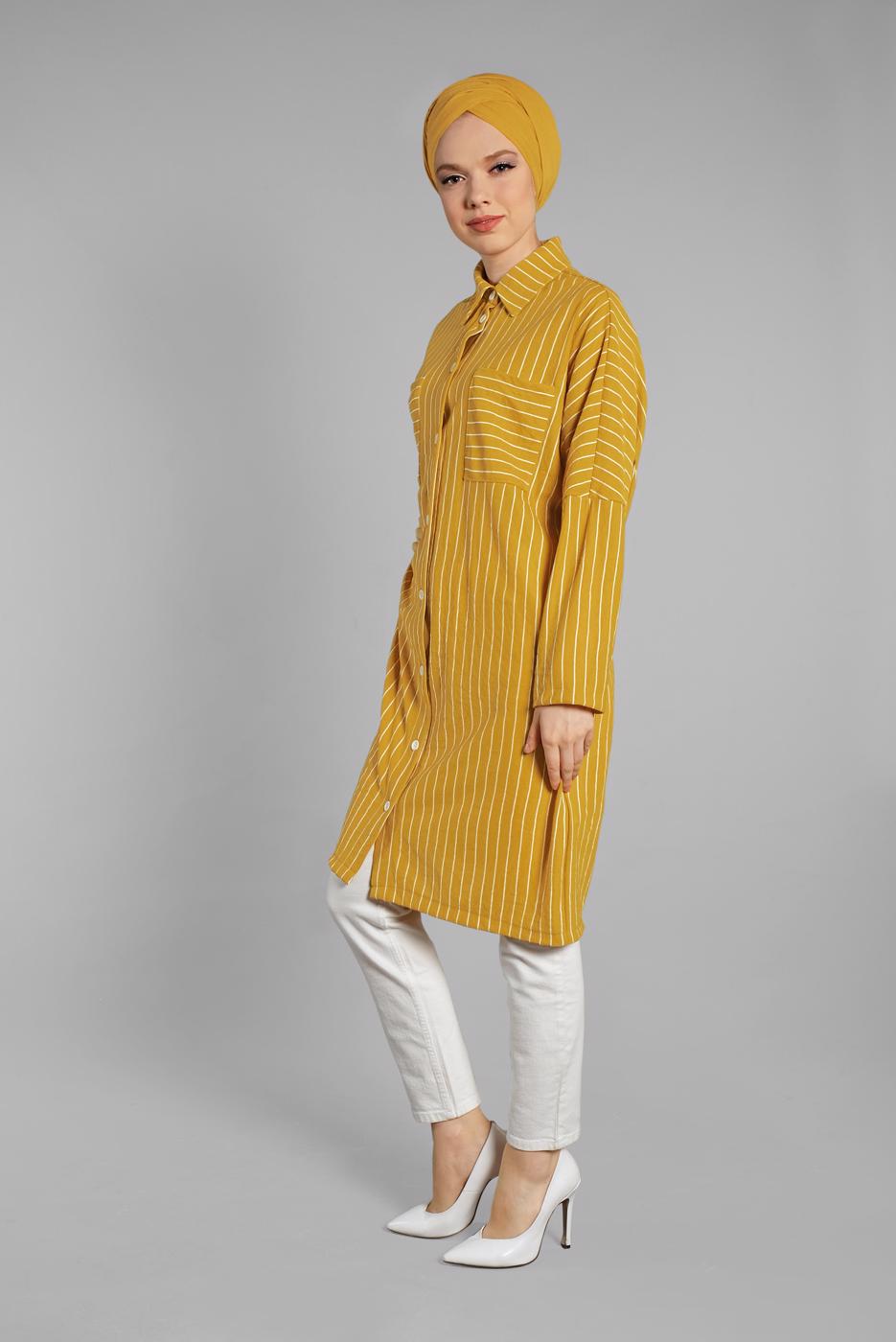 Vêtements hijab ORANGE Tunique T 79202 