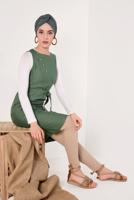 Vêtements hijab KAKI TUNIQUE T 83891