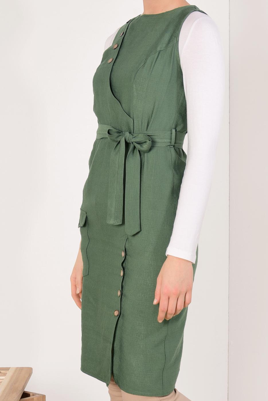 Vêtements hijab KAKI TUNIQUE T 83891