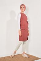 Vêtements hijab ORANGE TUNIQUE T 8389