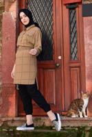 Vêtements hijab BRUN Tunique T 91991 