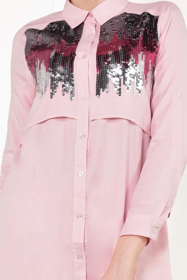 Vêtements hijab  Colourful Sequin Tunic T 0001  - TRENDTESETTÜR