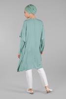 Vêtements hijab VERT Tunique T 0132 
