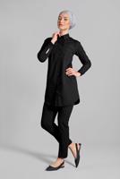 Vêtements hijab NOIR Tunique T 0174 