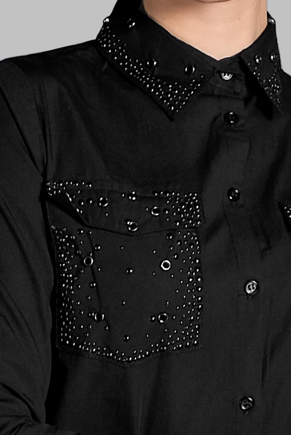 Vêtements hijab NOIR Tunique T 0174 