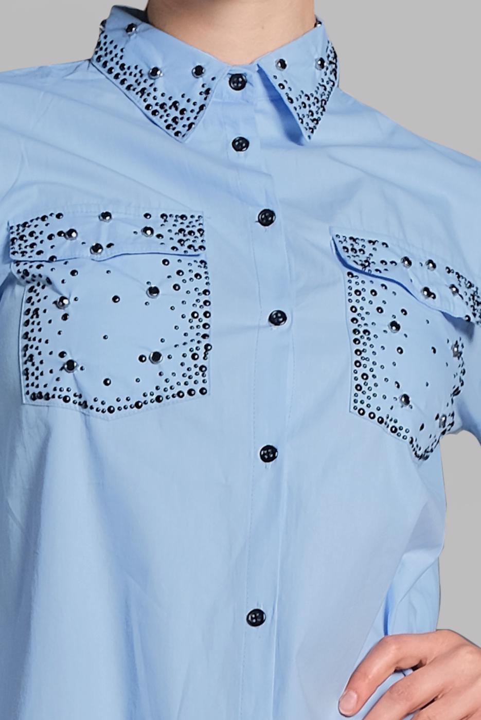 Vêtements hijab BLEU Tunique T 0174 