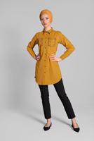 Vêtements hijab ORANGE Tunique T 0174 