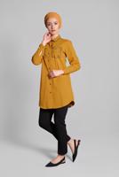 Vêtements hijab ORANGE Tunique T 0174 