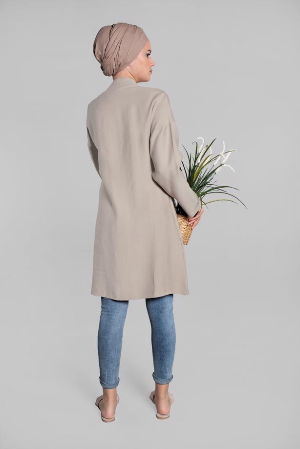 Vêtements hijab  MANDARIN COLLAR SHIRT 991  - TRENDTESETTÜR