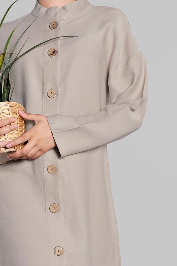 Vêtements hijab  MANDARIN COLLAR SHIRT 991  - TRENDTESETTÜR