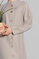 Vêtements hijab BEIGE CHEMISE À COL MAO 991 