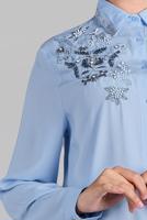 Hijab clothing BLUE BEADED SPARKLY EMBROIDERED TUNIC  1174 