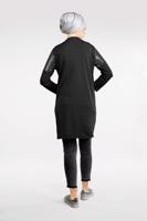 Tesettür giyim SİYAH PULLU TUNİK 2062