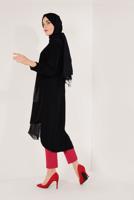 Hijab clothing BLACK SEQUINNED TUNIC 3368