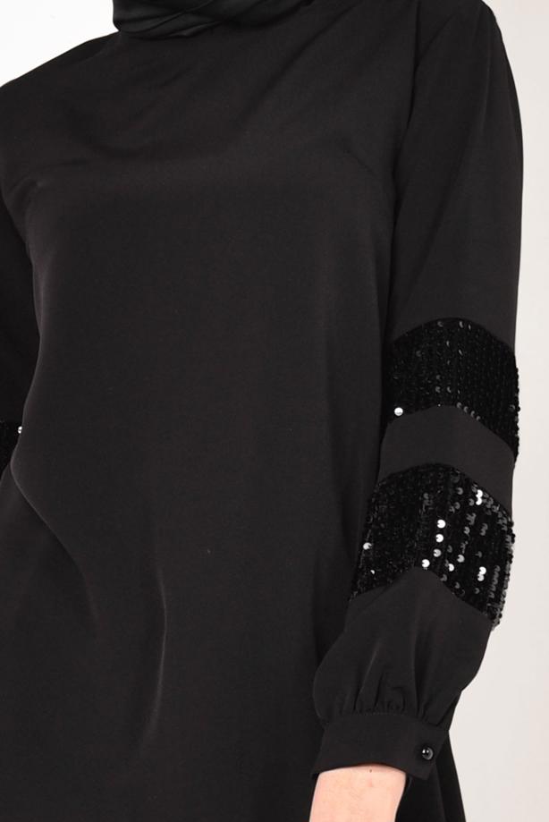 Vêtements hijab  SEQUINNED TUNIC 3412 - TRENDTESETTÜR