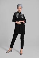 Vêtements hijab NOIR Tunique T 3691