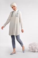 Vêtements hijab CRÈME Tunique T 3691