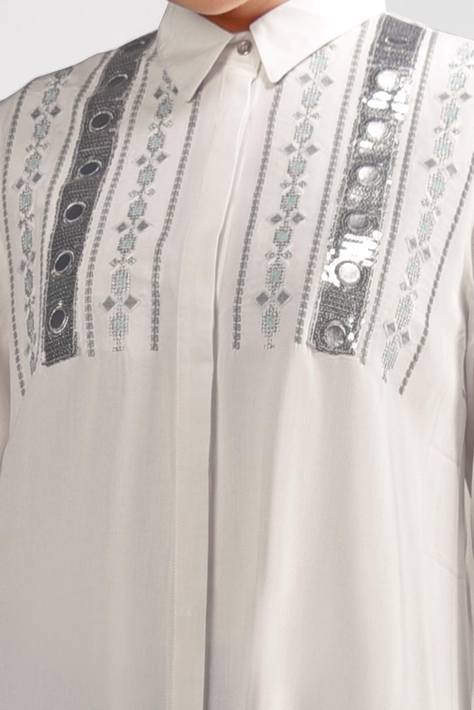 Vêtements hijab CRÈME Tunique T 3691