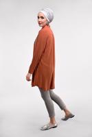 Vêtements hijab BRUN Tunique T 3691