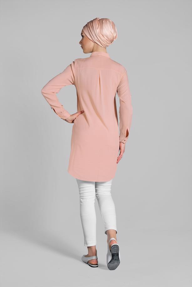 Vêtements hijab  Sequin Embroidered Tunic T 3691 - TRENDTESETTÜR