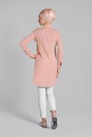 Hijab clothing POWDER Sequin Embroidered Tunic T 3691