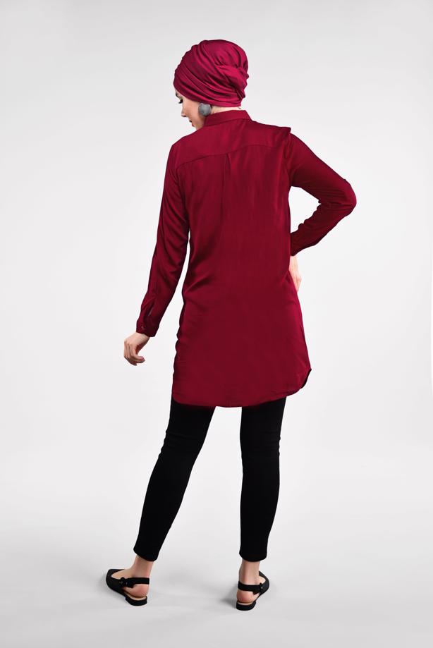 Vêtements hijab  Sequin Embroidered Tunic T 3691 - TRENDTESETTÜR