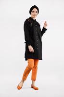 Tesettür giyim SİYAH RENKLİ NAKIŞLI TUNİK 4067