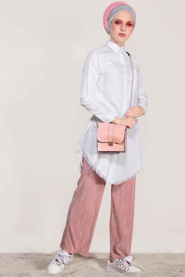 Vêtements hijab  FRINGED-HEM TUNIC  4129 - TRENDTESETTÜR