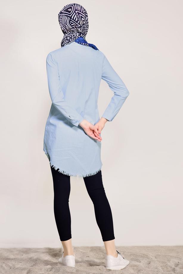 Vêtements hijab  FRINGED-HEM TUNIC  4129 - TRENDTESETTÜR
