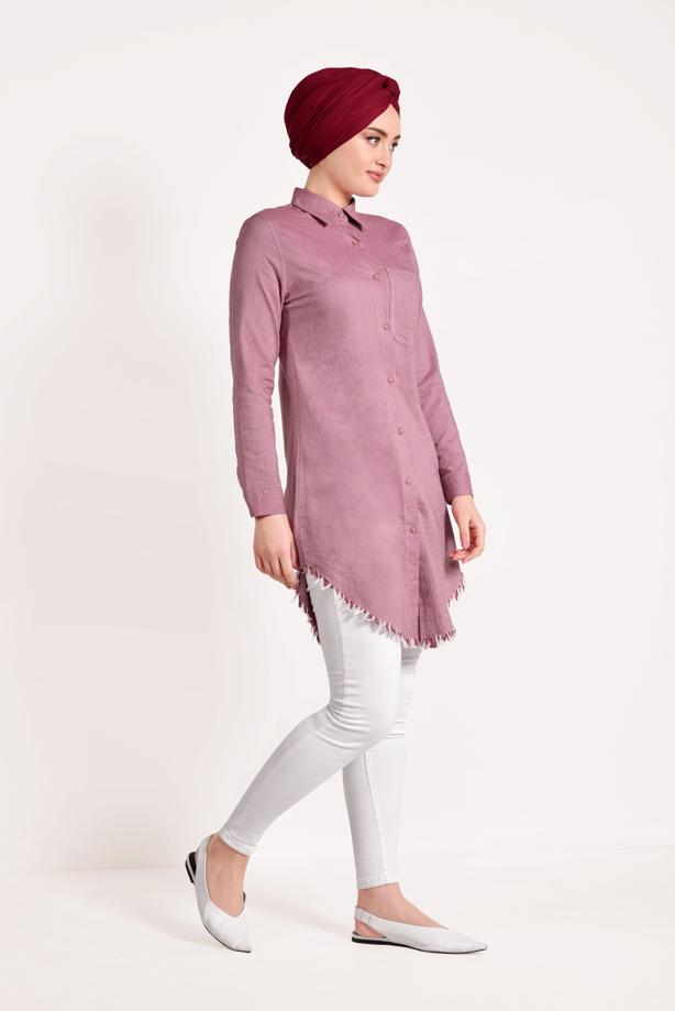 Vêtements hijab  FRINGED-HEM TUNIC  4129 - TRENDTESETTÜR