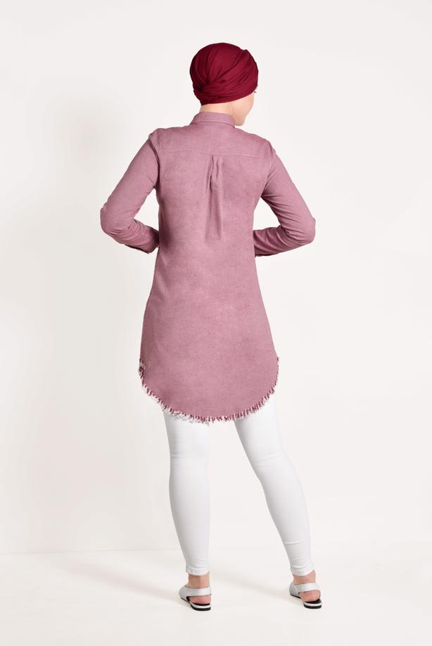 Vêtements hijab  FRINGED-HEM TUNIC  4129 - TRENDTESETTÜR