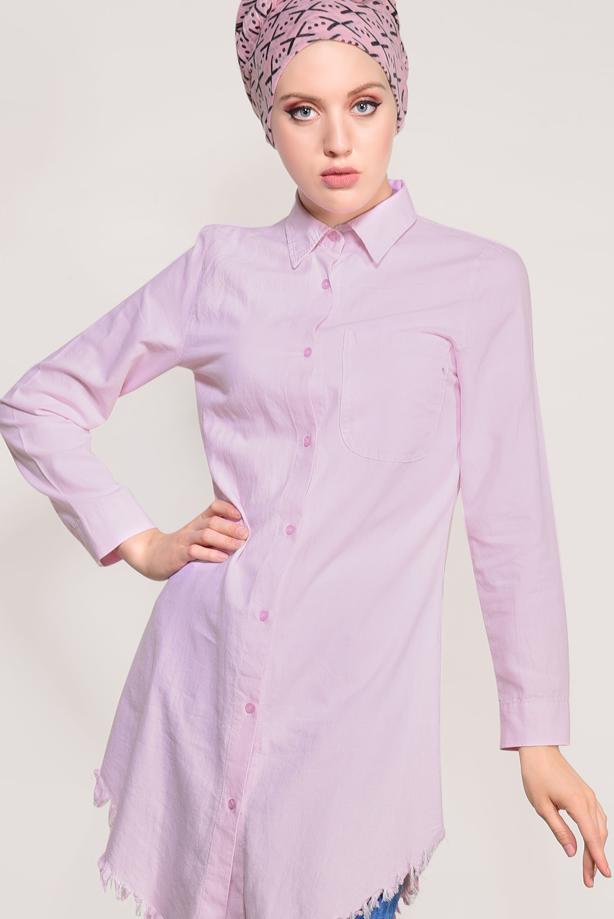 Vêtements hijab  FRINGED-HEM TUNIC  4129 - TRENDTESETTÜR