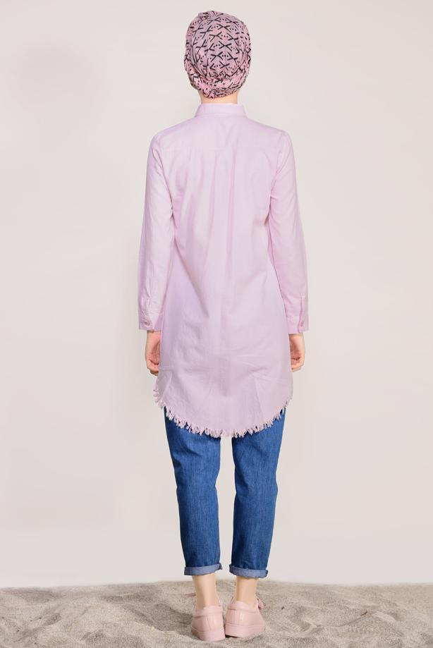 Vêtements hijab  FRINGED-HEM TUNIC  4129 - TRENDTESETTÜR