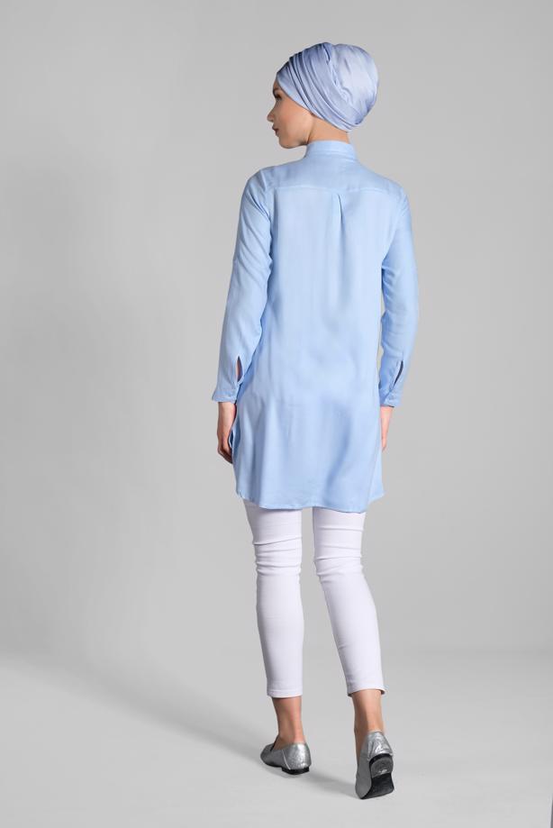 Vêtements hijab  TUNIC WITH SLITS 4174  - TRENDTESETTÜR