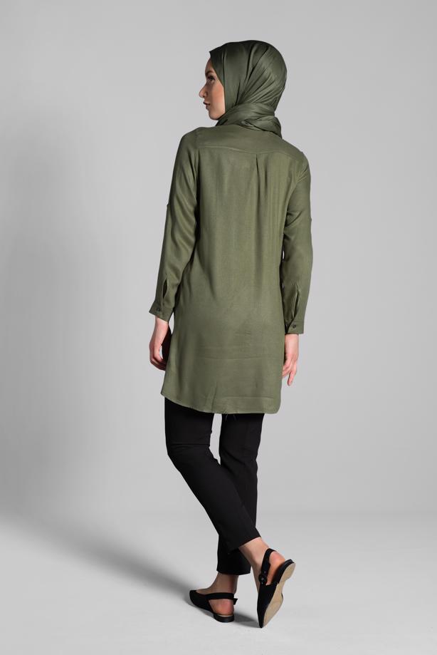 Vêtements hijab  TUNIC WITH SLITS 4174  - TRENDTESETTÜR