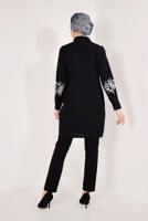 Hijab clothing BLACK SEQUINNED TUNIC 4488 