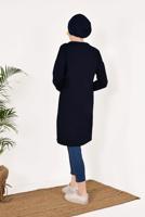 Tesettür giyim LACİVERT PAMUKLU EŞOFMAN TUNİK 4628