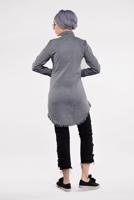 Vêtements hijab NOIR TUNIQUE À FRANGES À SEQUINS 4829 