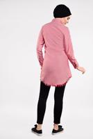 Hijab clothing RED SEQUINNED FRINGED TUNIC 4829 