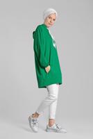 Hijab clothing GREEN BASIC HOODIE 4912