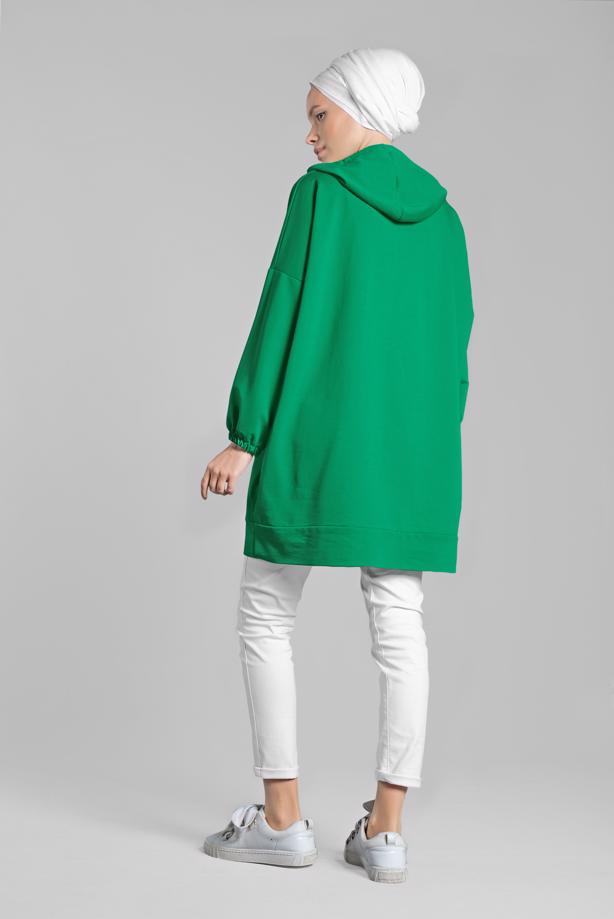 Hijab clothing  BASIC HOODIE 4912 - TRENDTESETTÜR