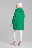 Hijab clothing GREEN BASIC HOODIE 4912