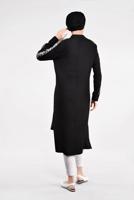 Tesettür giyim SİYAH KOLLARI PUL PAYETLİ TUNİK 5032