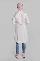 Hijab clothing ECRU BOW-TIE COTTON TUNIC 6034