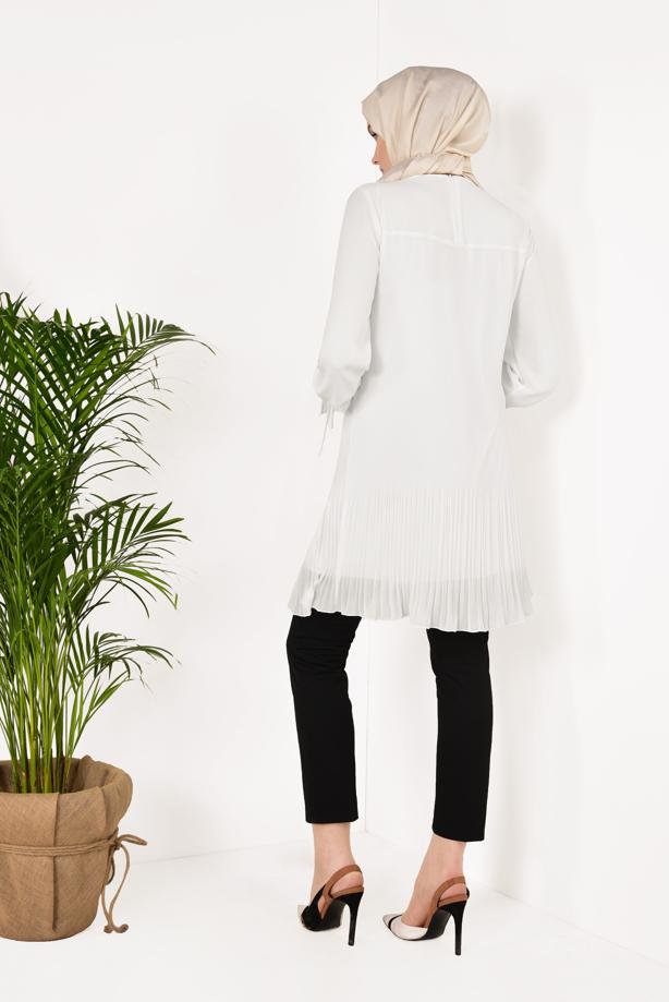 Vêtements hijab  PLEATED TUNIC 6498  - TRENDTESETTÜR