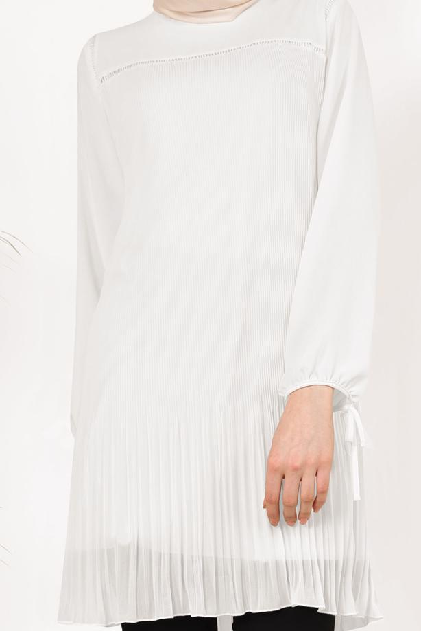 Vêtements hijab  PLEATED TUNIC 6498  - TRENDTESETTÜR