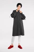 Hijab clothing BLACK STRIPPED TUNIC 6898 