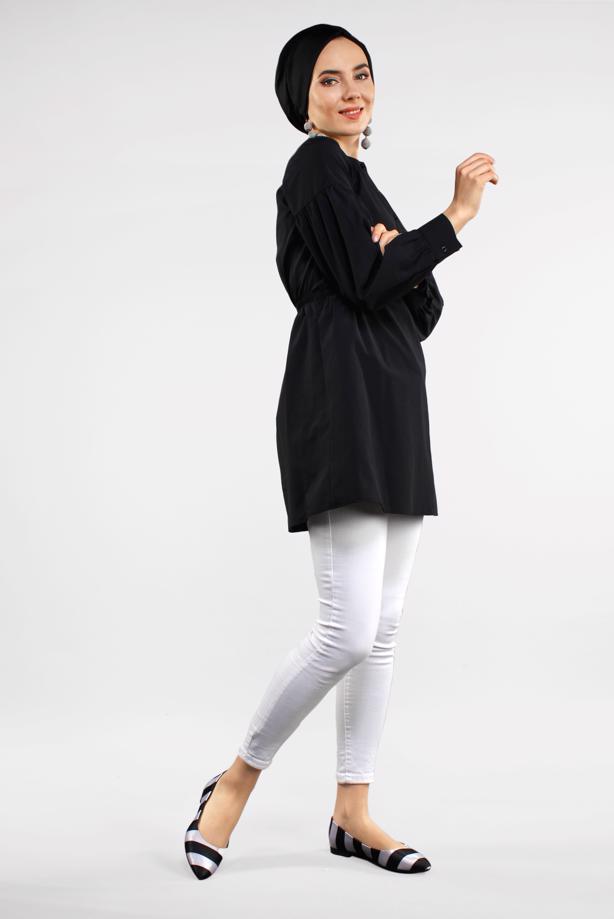 Vêtements hijab  BUTTONED TUNIC 8321 - TRENDTESETTÜR